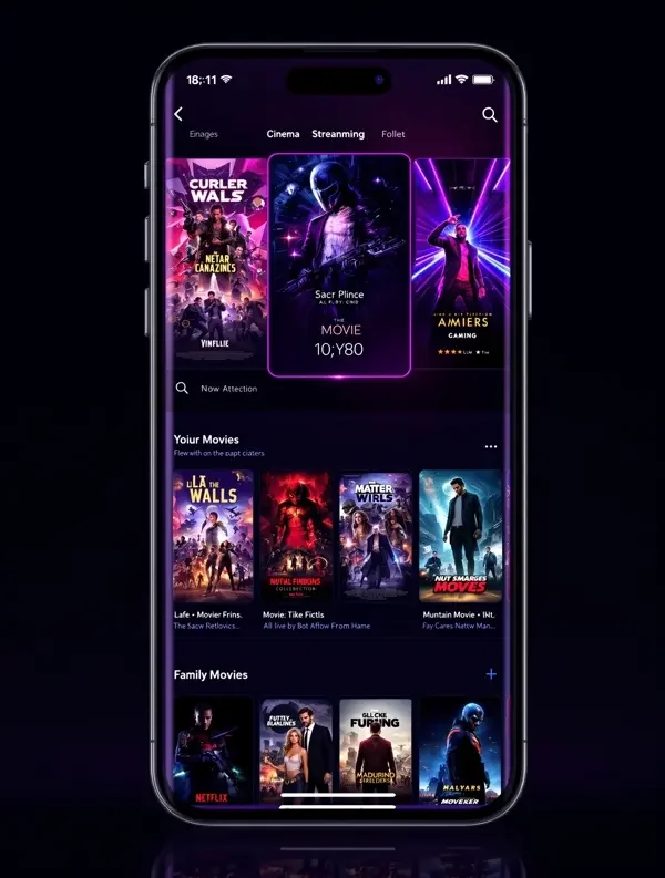 蜜桃电影院 APP 界面预览